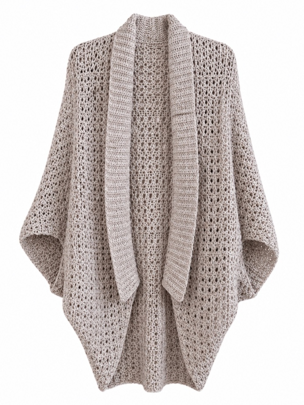 LD Yarn Creations Hand Crochet Oversized Shrug Cardigan – OS New